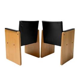 Pair of Art Deco Modernist Armchairs by Jan den Drijver for De Stijl, 1930s